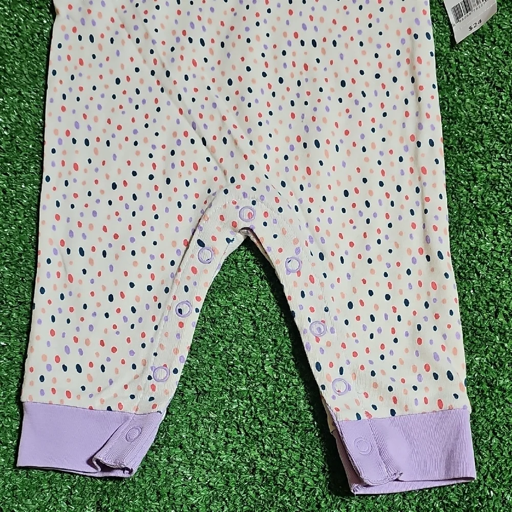 Colorful Polka Dot Baby Onesie
